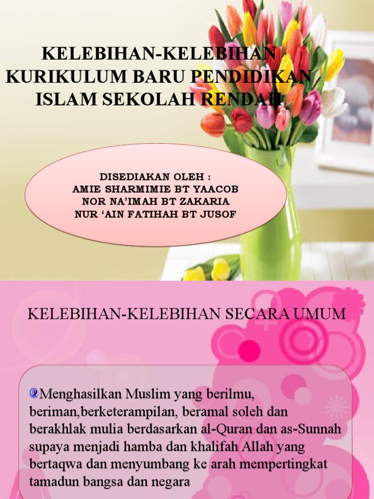 Kelebihan Kelebihan Kurikulum Baru Pendidikan Islam Sekolah Rendah Pdf