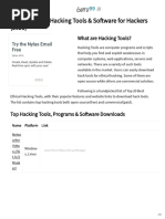 20 Best Ethical Hacking Tools & Software For Hackers (2021)