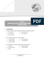 Kimia Review III Hidrokarbon, Reaksi Karbon dan Isomer, Benzena, Polimer