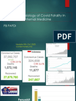 Pathophysiology of Covid Fatality in Internal Medicine