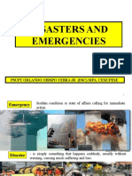 Disasters and Emergencies P So Sec 74