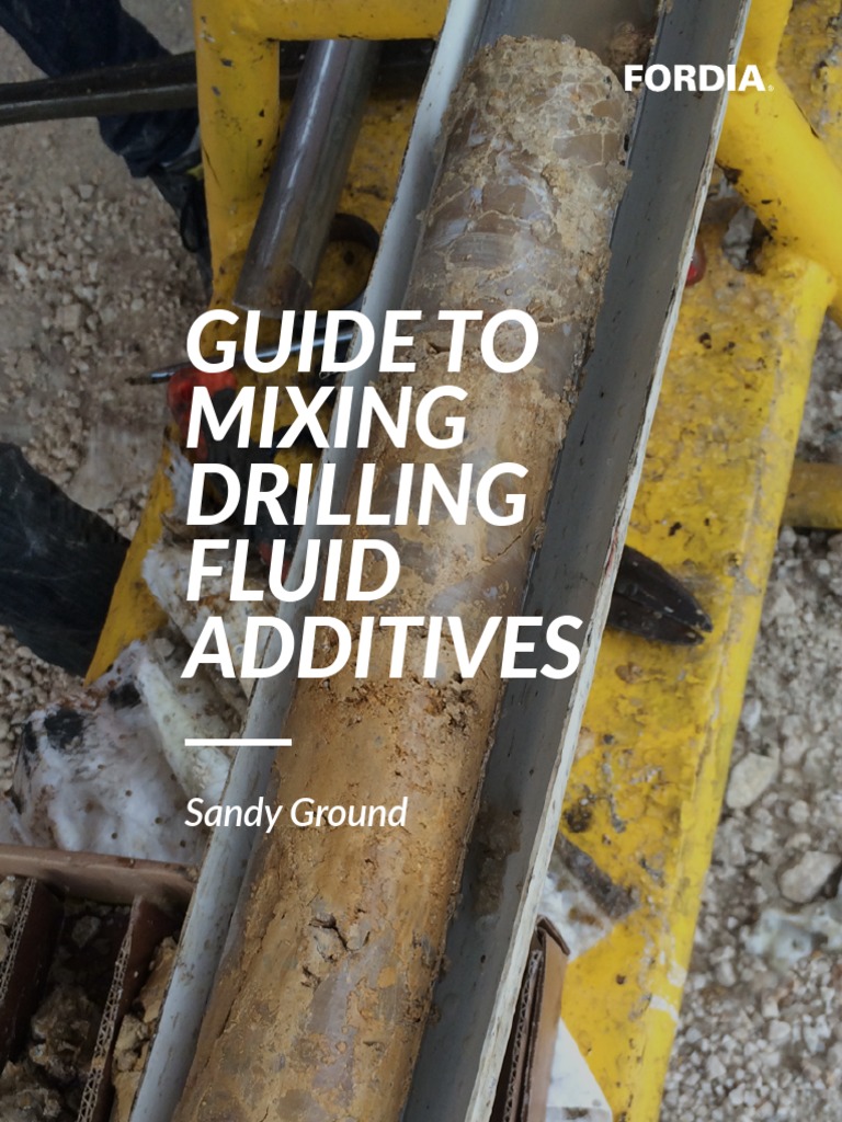 Guide To Mixing Drilling Fluid Additives Sandy Ground PDF Sodium