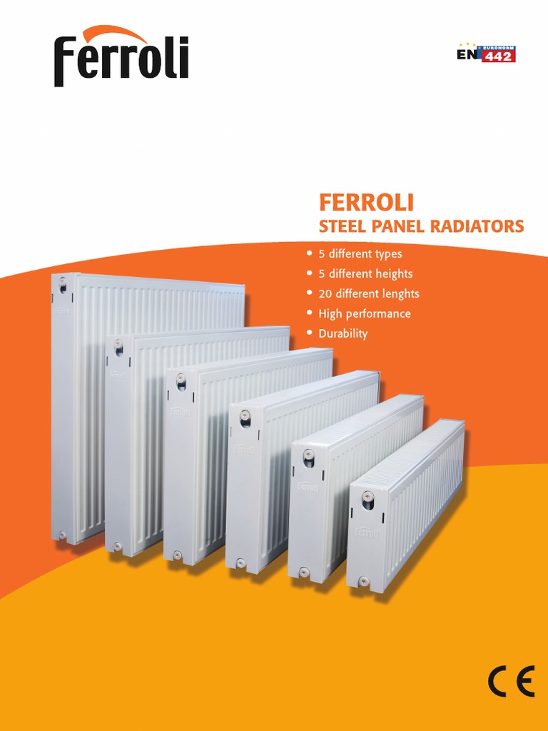 Ferroli Steel Panel Radiators Guide | PDF