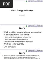 PHY-433 09 Work, Energy and Power