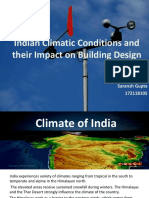 Indian Climatic Conditions and Their Impact On Building Design