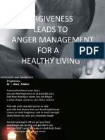 Forgiveness Leads To Anger Management For A Healthy Living