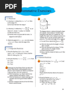 Summative Exercises: 1.1 Functions