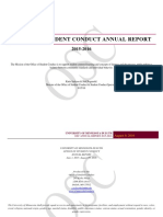 Office of Student Conduct Annual Report