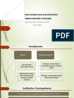 PENENTUAN KADAR NaCl DALAM KECAP