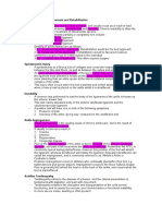 Ankle Pathology, Assessment and Rehabilitation