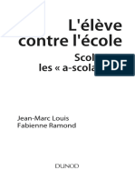 Lélève Contre Lécole Scolariser Les A-Scolaires