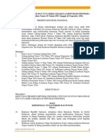 Keppres No 55 Tahun 1991 TTG SUSUNAN ORGANISASI DAN TATA KERJA KEJAKSAAN REPUBLIK INDONESIA