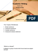 Academic Writing: A Good Day