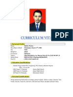 Curriculum Vitae: - Personal Profile