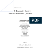 Focus Psychiatry-400 MCQ