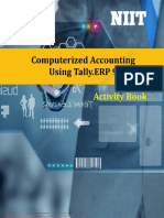 Computerized Accounting Using Tally - ERP 9 - Activity Book