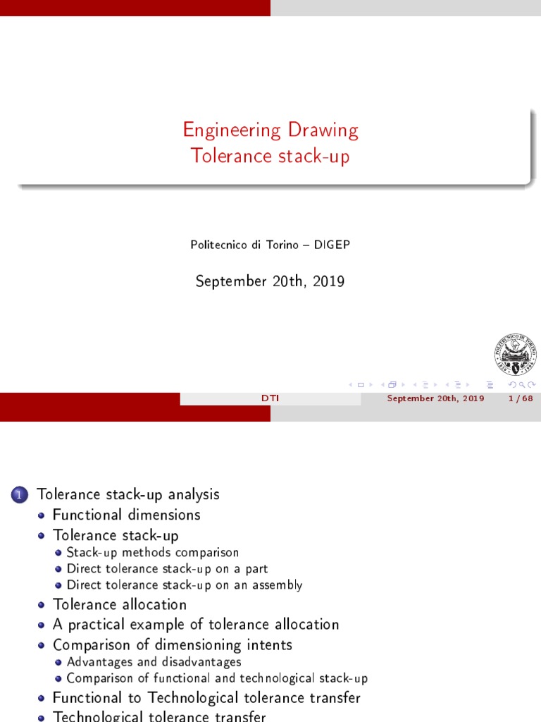 Tolerance Stack-Up Analysis Guide | PDF | Engineering Tolerance ...