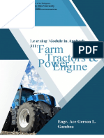 Learning Module in Agritech 311: Farm Tractors Power and Engine