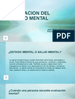 Evaluacion Del Estado Mental