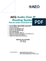 AEQ AoIP Manual de Usuario