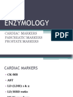 Enzymology: Cardiac Markers Pancreatic Markers Prostate Markers