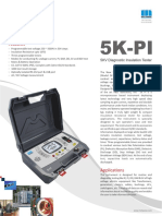 Features: 5KV Diagnostic Insulation Tester