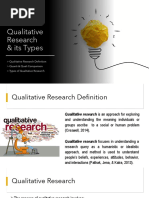 LESSON 1 Qualitative Research and Its Types