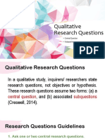 LESSON 3 Qualitative Research Questions