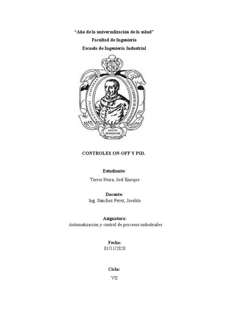 Controladores ON-OFF y PID: Características y aplicaciones en procesos ...