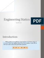 Engineering Statics: Equilibrium