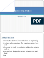 Engineering Statics: Lecture 4 & 5