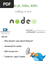 Nodejs db2 RPG Talking at Last3