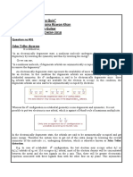 Inorganic Chemistry Viva and Quiz