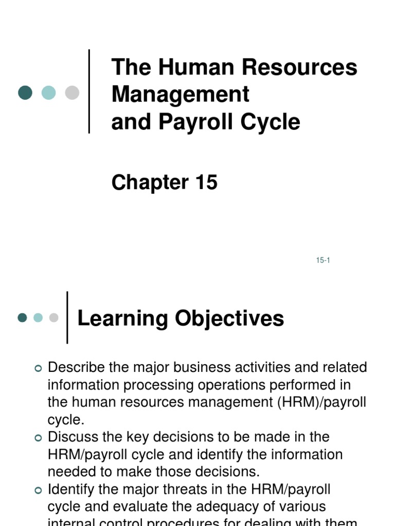 HRM and Payroll Cycle Overview | PDF | Payroll | Payroll Tax
