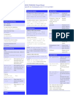 PYTHON PANDAS Cheat Sheet