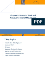 Chapter 9: Muscular Work and Nervous Control of Movements