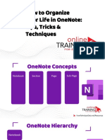 How To Organize Your Life in Onenote: Tips, Tricks & Techniques