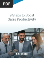 9 Steps To Boost Sales Productivity
