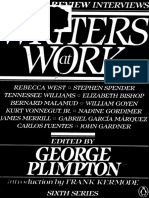 (The Paris Review Interviews 6) George Plimpton - Writers at Work - The Paris Review Interviews, Sixth Series-Penguin Books (1984)