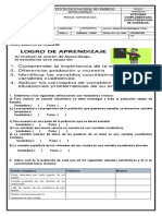 Actividad Complementaria. Caracterizacion de Variables.