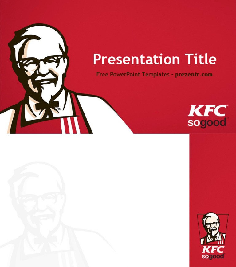 kfc ppt presentation free download