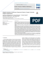 Hospital Enterprise Architecture Framework (Study of Iranian University Hospital Organization)