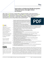 Community-Based Approaches To Reducing Health Inequities and Fostering Environmental Justice Through Global Youth-Engaged Citizen Science