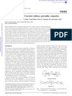 In Situ Nano-Assembly of Bacterial Cellulose-Polyaniline Composites