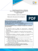 Guía - Unidad 3 - Fase 4 - Elaboración del proyecto de investigación