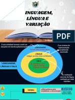Português 1º Ano - Linguagem, Língua e Fala