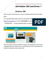 How To Install Arduino IDE and Driver