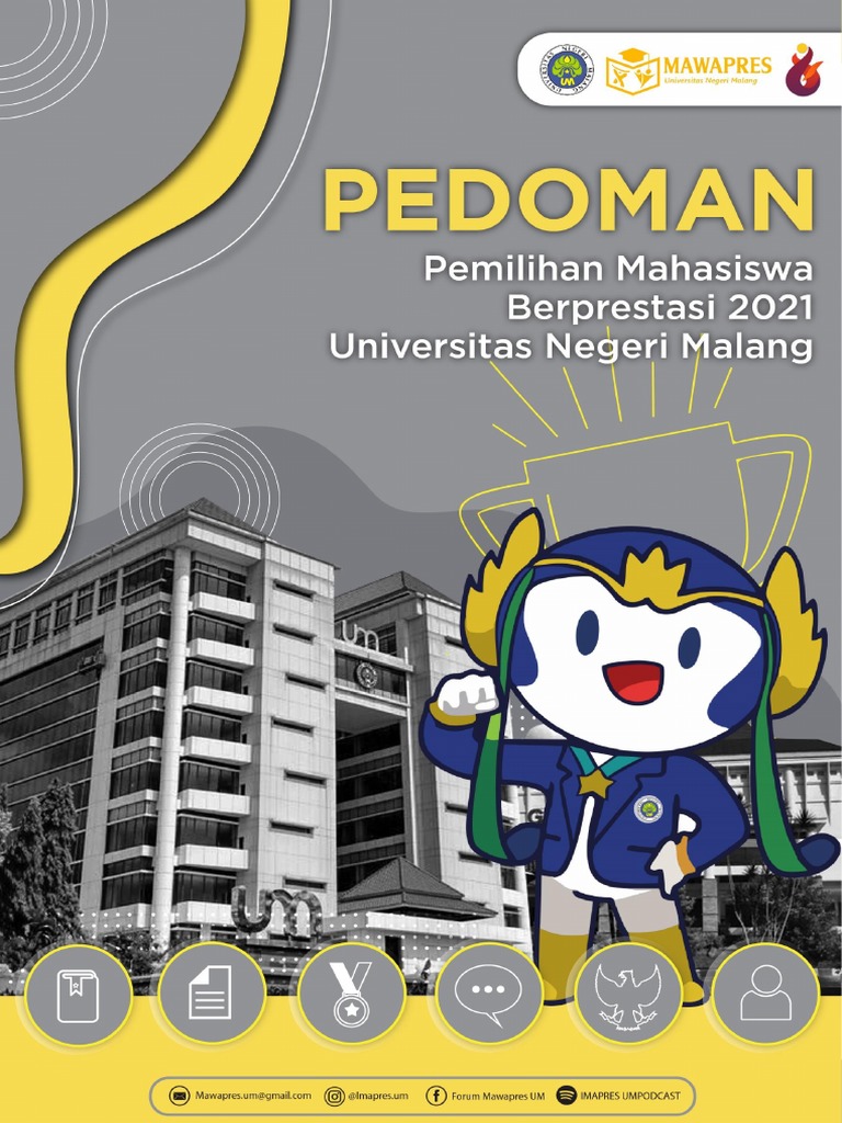 Panduan Pilmapres 2021 UM: Prestasi Mahasiswa | PDF
