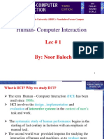 Human-Computer Interaction: Shaheed Benazir Bhutto University (SBBU) - Naushahro Feroze Campus