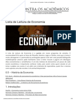 8 Lista de Leitura de Economia